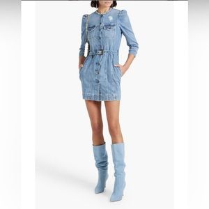 Rétro fête Denim Jamie Belted MI Size Medium